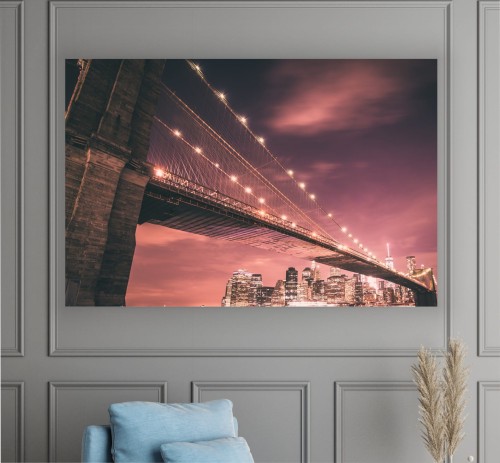 obraz na płótnie canvas MOST MIASTO