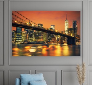 Obraz nowy jork most manhattan DO SALONU SYPIALNI 