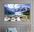 Obraz do salonu morskie oko tatry na ścianę 