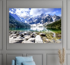 Obraz do salonu morskie oko tatry na ścianę 