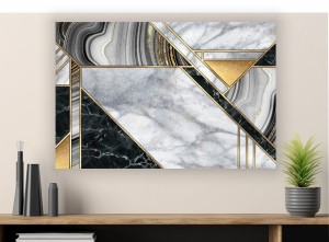 obraz na płótnie canvas MARMUR ABSTRAKCJA szary