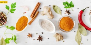 NAKLEJKI DO KUCHNI NA ŚCIANĘ LAMINAT Przyprawy Chili Kuchnia