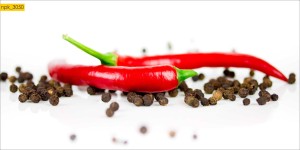 NAKLEJKI DO KUCHNI NA ŚCIANĘ LAMINAT Papryczki Chili Pieprz