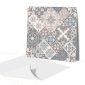 Płytki Samoprzylepne pcv  Na Ścianę SZARA MOZAIKA PATCHWORK