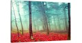 obraz na płótnie canvas LAS DRZEWA LIŚCIE 