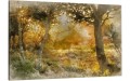 obraz na płótnie canvas LAS DRZEWA abstrakcja