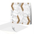 KAFELKI Winylowe Samoprzylepne Marble Bianco Hexagon