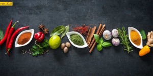 NAKLEJKI DO KUCHNI NA ŚCIANĘ LAMINAT Przyprawy Beton