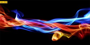 NAKLEJKI DO KUCHNI NA ŚCIANĘ LAMINAT Ogień Abstrakcja Kontrast