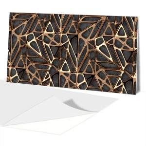 samoprzylepny Panel winylowy Złoto Geometria
