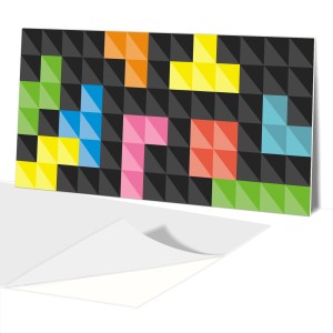 panel winylowy samoprzylepny  100x50 PCV  Bloki Układ Dzieci