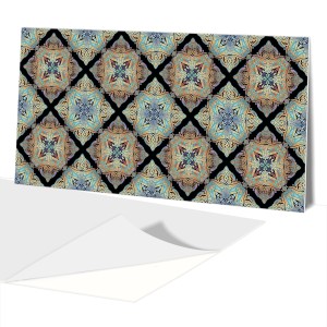 panel winylowy samoprzylepny 100x50 PCV  Geometria Wzór Kolor