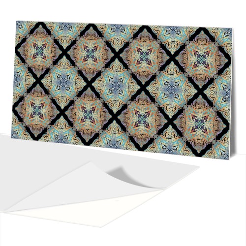 panel winylowy samoprzylepny 100x50 PCV  Geometria Wzór Kolor