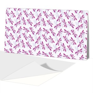 panel winylowy samoprzylepny 100x50 PCV  Róż Ważki