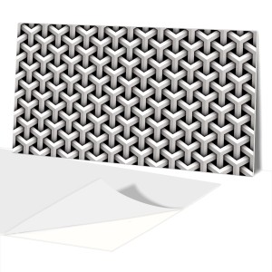 Panel Dekoracyjny 100x50 PCV  Siatka Sześcienna