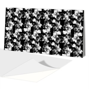Panel Dekoracyjny 100x50 PCV  Roślinny wzór Kwiat