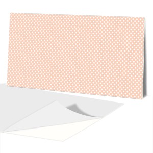 Panel Dekoracyjny 100x50 PCV  Białe kropki Polka