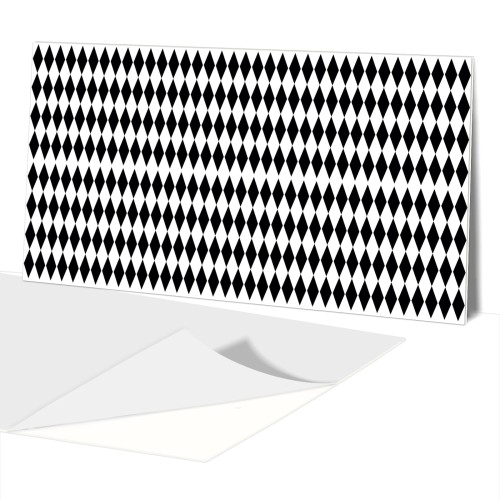 Panel Dekoracyjny 100x50 PCV  Karo Czarno Białe