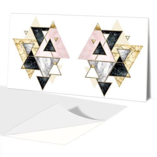 Panel winylowy samoprzylepny PCV  Geometryczne trójkąty