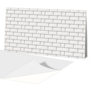 Panel pcv samoprzylepny  Białe Cegiełki