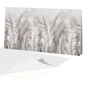 LIŚCIE PALMY 3D ELEGANCKI PANEL WINYLOWY 100x50 cm