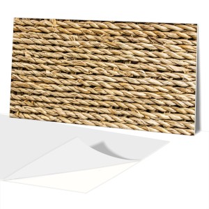 PANEL PCV 100x50cm tekstura wikliny 3D wzór SALON
