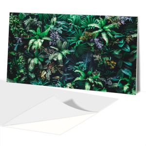 ELEGANCKI MARMUR CZERŃ ZŁOTO PCV DO BIURA 100x50cm