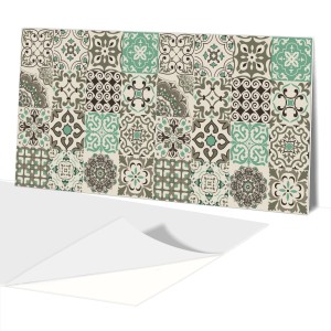Okładzina samoprzylepna pcv  PATCHWORK SZARY do kuchni panele 3D