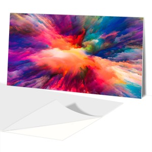 Abstrakcyjna eksplozja barw panel ścienny pcv