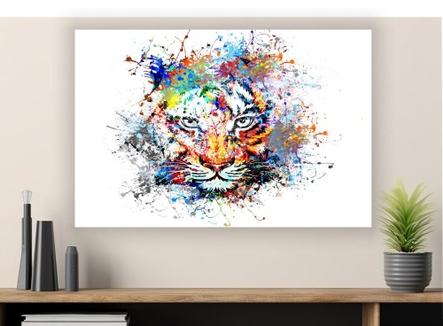 obraz na płótnie canvas LEW ABSTRAKCJA