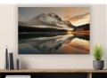 obraz na płótnie canvas JEZIORO NATURA MGŁA