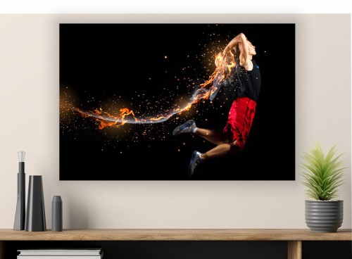 obraz na płótnie canvas KOSZYKARZ SPORT 