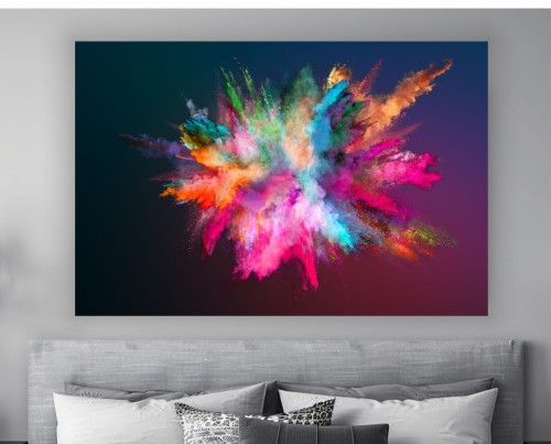 obraz na płótnie canvas KOLOROWA ABSTRAKCJA