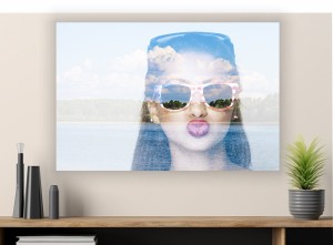 obraz na płótnie canvas KOBIETA OKULAR
