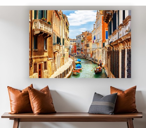 Obraz WŁOCHY na płótnie canvas Kanał Wenecja
