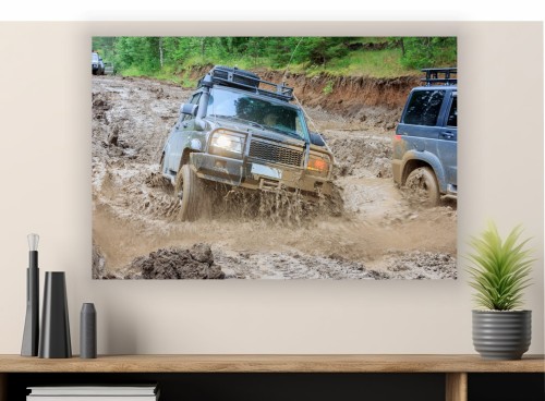 Obraz AUTO SPORT na płótnie canvas JEEP OFF-ROAD