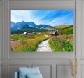 Obraz GÓRY TATRY ŚCIEŻKA KROKUSY  do salonu sypialni