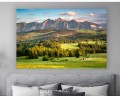 OBRAZ WIDOK NA TATRY GÓRY na płótnie canvas