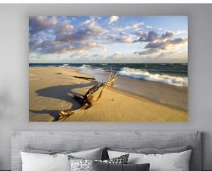 Obraz MORZE BAŁTYK WYBRZEŻE FALE do salonu 