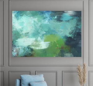 Obraz na płótnie canvas DO SALONU TURKUSOWY 