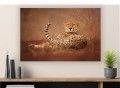 Obraz DRUKOWANY LAMPART canvas do salonu 