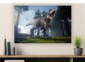 obraz DINOZAUR DRZEWA canvas na płótnie 