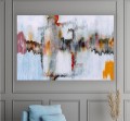 NOWOCZESNY Obraz ABSTRAKCYJNE MALARSTWO na płótnie canvas
