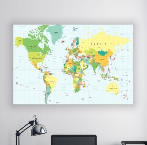 Obraz TRADYCYJNA MAPA na płótnie canvas 