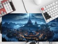 PODKŁADKA POD MYSZ GAMINGOWA Illuminated CITY na biurko gammer