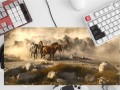 GAMINGOWA MATA NA BIURKO dla gracza Dzikie konie koń 