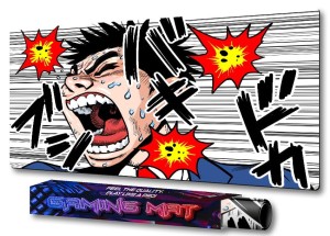 PODKŁADKA NA BIURKO Comic Style Asian GAMING MAT PRO