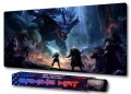 PODKŁADKA DLA GRACZA fantasy dragon GAMINGOWA MATA ANTYPOŚOIZGOWA