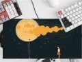 Duża podkładka pod mysz do gier MOON KSIĘŻYC ABSTRAKCJA