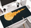 Duża podkładka pod mysz do gier MOON KSIĘŻYC ABSTRAKCJA